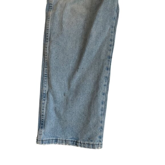 Wrangler Jeans Men's Size 44x32 Light Blue Denim  Work Wear Jeans - Picture 4 of 7